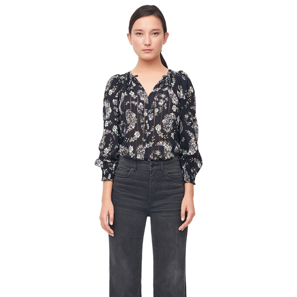 Rebecca Taylor Jewel Paisley Top